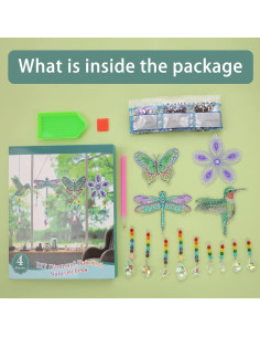 Kits de Pintura con Diamantes Bingcute - 4 pcs Atrapa Rayos de Sol 2