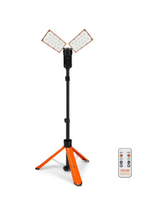 Luz de Trabajo LED VEVOR 2500lm Recargable con Control Remoto