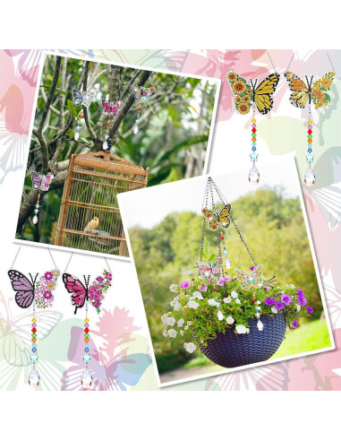 Kit 8 Pcs Atrapa Sol Pintura Diamante Giegxin 20 cm