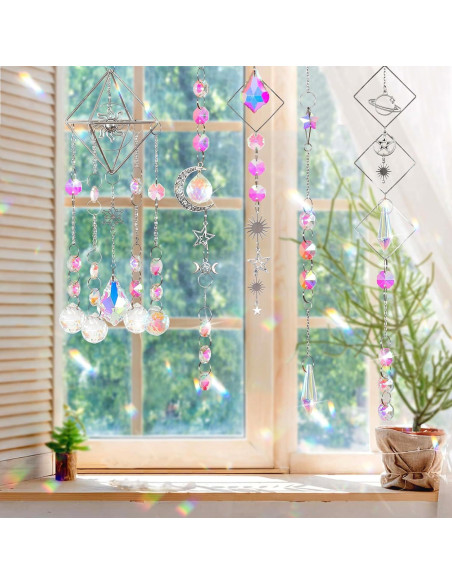 Kit DIY Atrapa Rayos de Cristal 330 Piezas - ASTNIC Plata