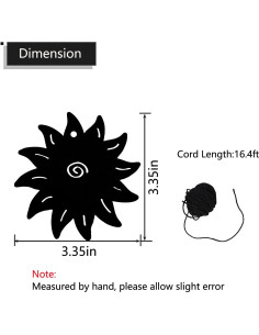 Captador de Viento KK Magsun WC-SUN con Cordón de Nylon 5m 2