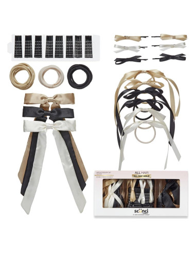 Set de Accesorios para el Cabello Scunci 125 Piezas Neutro