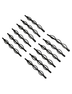 Juego de 12 Horquillas Negras Vintage Jinshining para Cabello