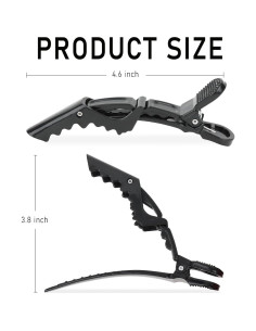 YISSION 12 Clips de Pelo Cocodrilo Grande Sin Pliegues 2