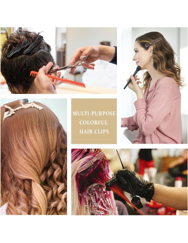 YISSION 12 Clips de Pelo Cocodrilo Grande Sin Pliegues