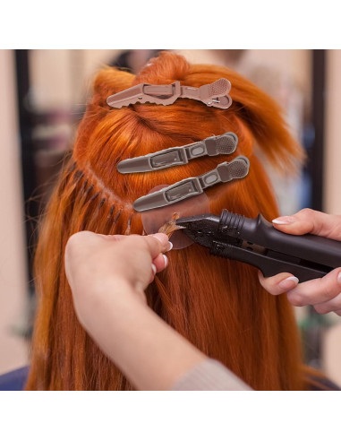 YISSION 12 Clips de Pelo Cocodrilo Grande Sin Pliegues