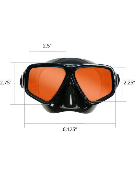 EVO Máscara y Snorkel Doble - Silicona Premium - Adultos