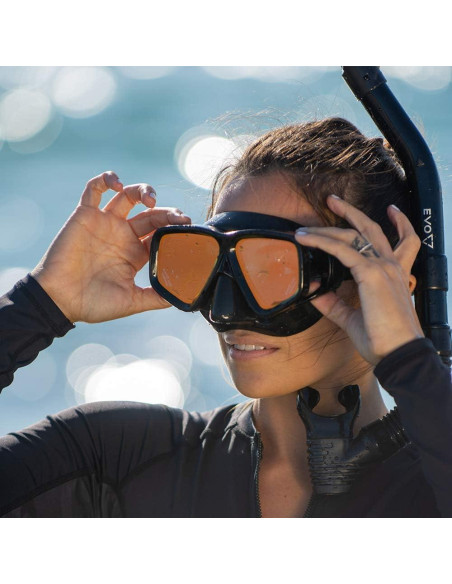 EVO Máscara y Snorkel Doble - Silicona Premium - Adultos