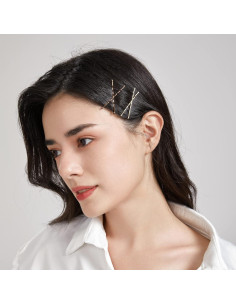 Juego de Clips para Cabello Dofash - Set de 102 Piezas Rubio 2