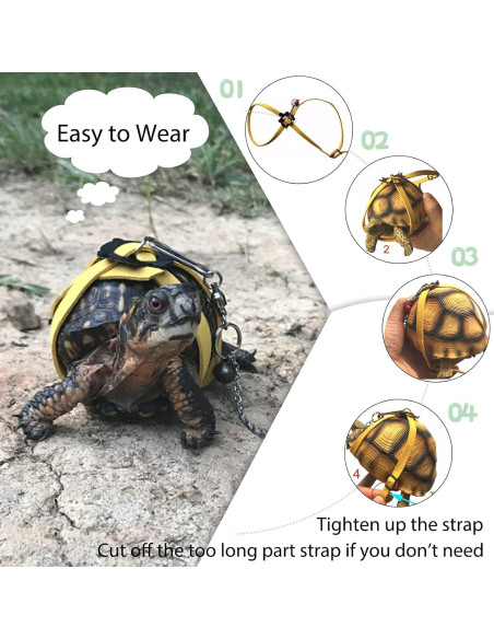 Arnés y Correa Ajustable para Tortugas FORZENA Azul S Arnés y Correa Ajustable para Tortugas FORZENA Azul S