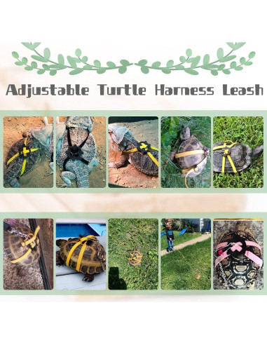 Arnés y Correa Ajustable para Tortugas FORZENA Azul S