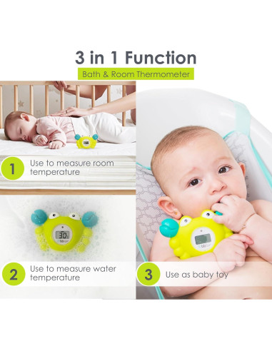 Termómetro de Baño 3-en-1 bblüv B0146 - Juguete Flotante