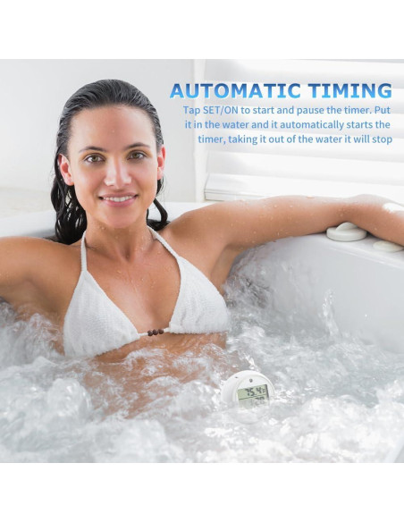 Termómetro de Baño de Hielo Bibabala con Temporizador Automático