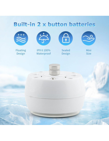 Termómetro de Baño de Hielo Bibabala con Temporizador Automático