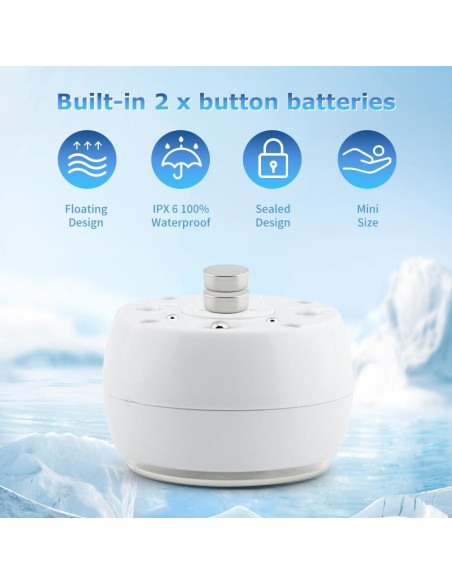 Termómetro de Baño de Hielo Bibabala con Temporizador Automático