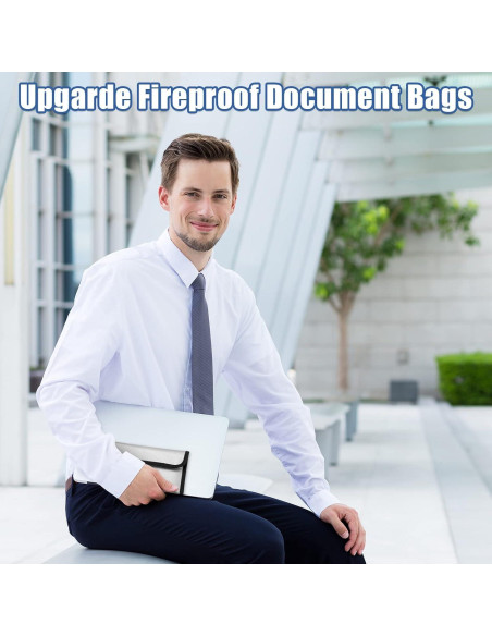 Leinuosen 6 Bolsas Ignífugas 20x12 cm Impermeables