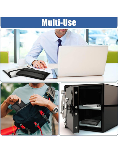 Leinuosen 6 Bolsas Ignífugas 20x12 cm Impermeables