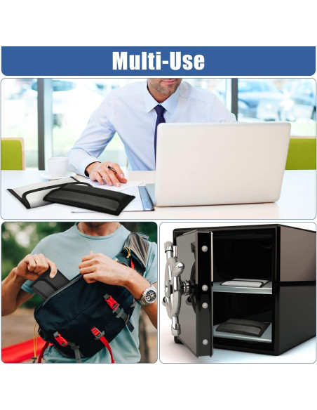 Leinuosen 6 Bolsas Ignífugas 20x12 cm Impermeables