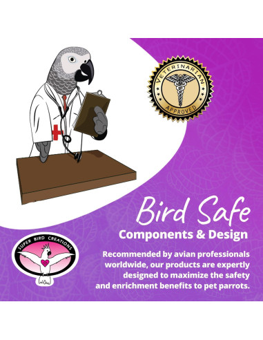 Juguete para Aves Super Bird Creations Mini Starburst 14x6.4cm