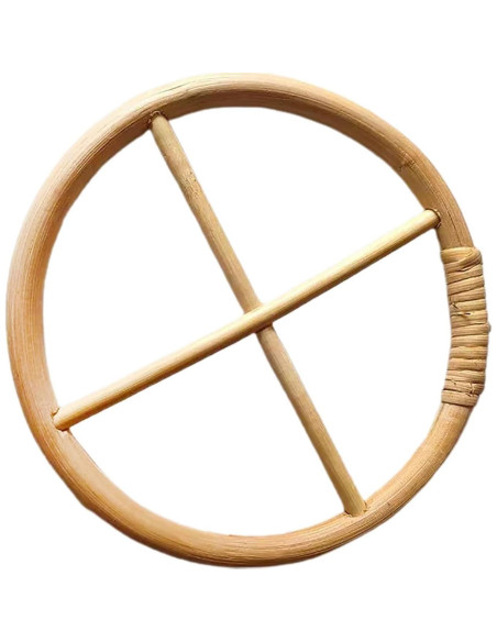 2 Piezas Círculos de Campanas de Viento Rosojodg 2.54 cm