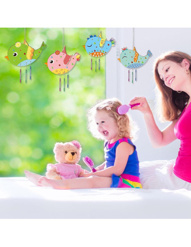 Kit de Manualidades de Campanas de Viento Gisgfim 12 Piezas