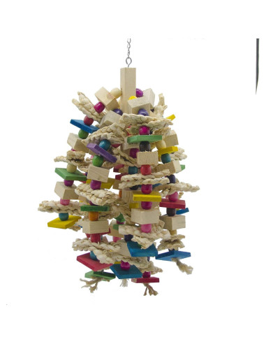 Juguete para Masticar Grande EBaokuup para Loros 50x25cm