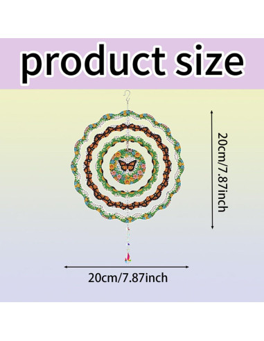 Kit de Arte de Diamante MaiYiYi Mariposa 20x20 cm Verde