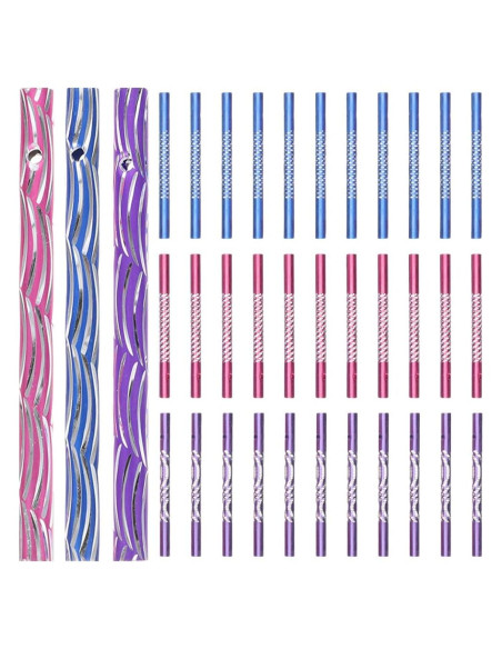 50 Tubos de Campana de Viento Didiseaon de Aluminio Multicolor