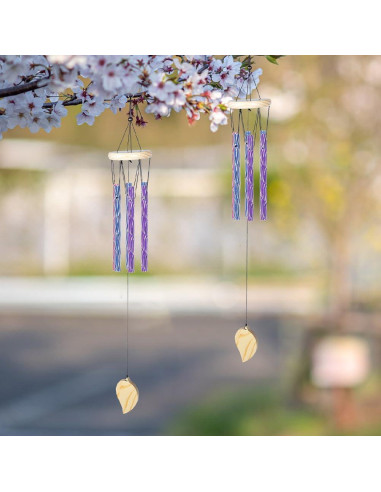 50 Tubos de Campana de Viento Didiseaon de Aluminio Multicolor