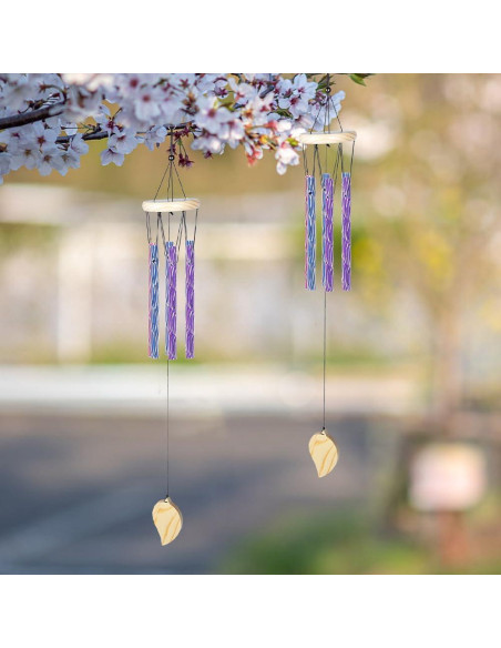 50 Tubos de Campana de Viento Didiseaon de Aluminio Multicolor