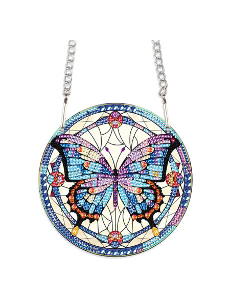 Colgante de Pintura de Diamante JISHSHAY Mariposa 3 DIY