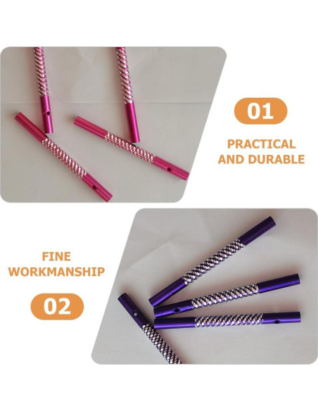 50 Tubos de Campana de Viento Didiseaon de Aluminio Multicolor