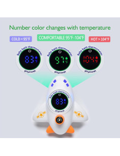 Termómetro de baño digital para bebés Fama FMCM050 - Seguro y preciso 2