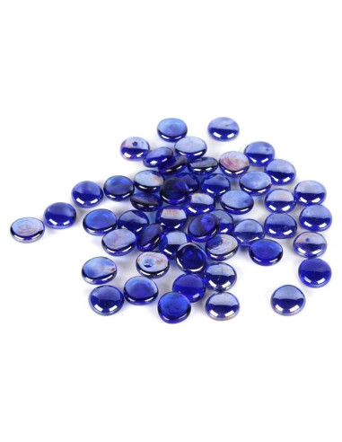 Canicas de Vidrio Azul 5 kg para Jarrones y Decoración