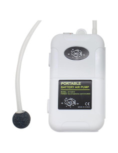 Bomba de Aire YQMIGU para Acuario 6 Galones, Silenciosa y Portátil