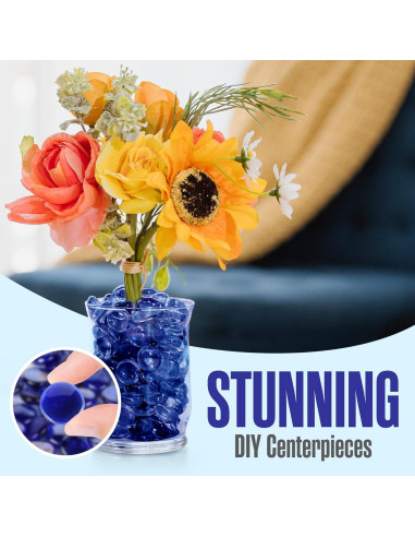 Canicas de Vidrio Azul 5 kg para Jarrones y Decoración