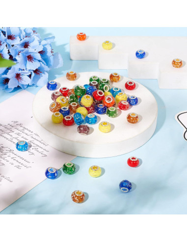 Cuentas Luminosas Cheriswelry 100pcs 14mm para Pulseras