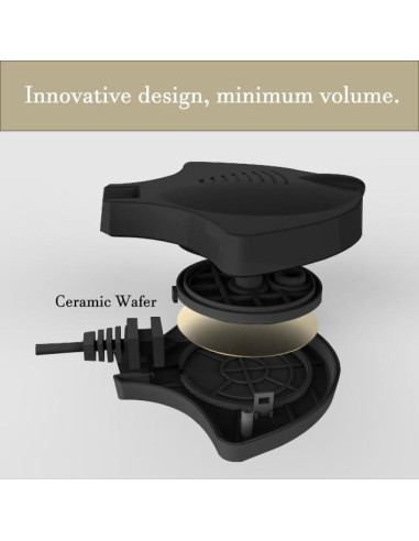 Bomba de Aire Mini Carefree Fish 1.5W Silenciosa para Acuario