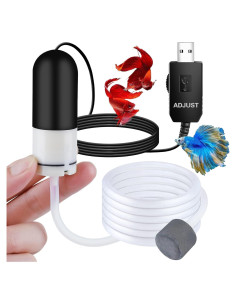 Mini Bomba de Aire USB HouseUp para Acuario 19L Silenciosa