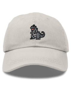 Gorra de béisbol ajustable DALIX con lagarto gigante bordado