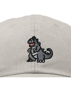 Gorra de béisbol ajustable DALIX con lagarto gigante bordado 2