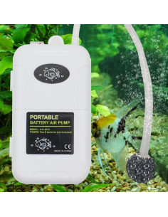 Bomba de Aire Portátil AIRTAK 100 GPH para Acuarios 2