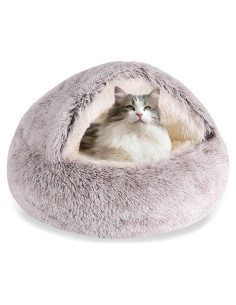 Cama para Perros HYQ 50.8x50.8 cm Antideslizante Café