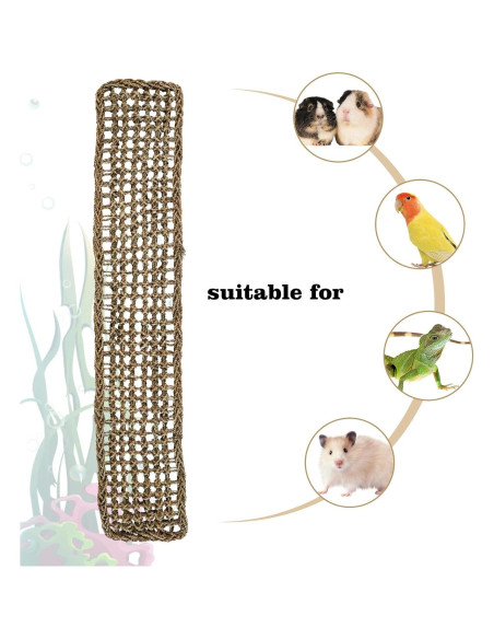 Alfombra de Hierba Marina Natural Dnoifne 100x18 cm para Aves