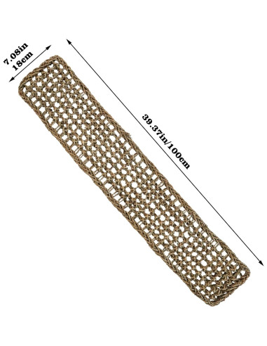 Alfombra de Hierba Marina Natural Dnoifne 100x18 cm para Aves