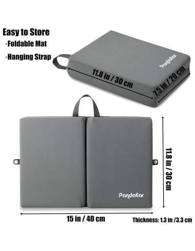 Almohadilla para Rodillas y Codos Bebé PandaEar 2 Gris