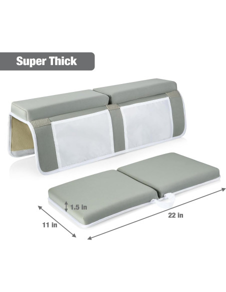 Almohadilla para Rodillas y Codos Bebé PandaEar 2 Gris