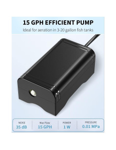 Bomba de Aire Pawfly Mini para Acuario 11-75 L con Filtro 2