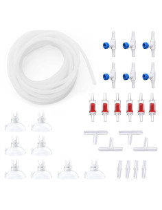Manguera de aire acuático Pewyoke 7.62m 3/16" con accesorios
