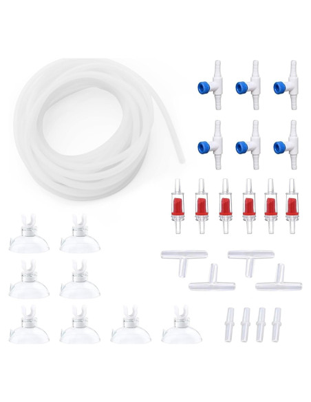 Manguera de aire acuático Pewyoke 7.62m 3/16" con accesorios